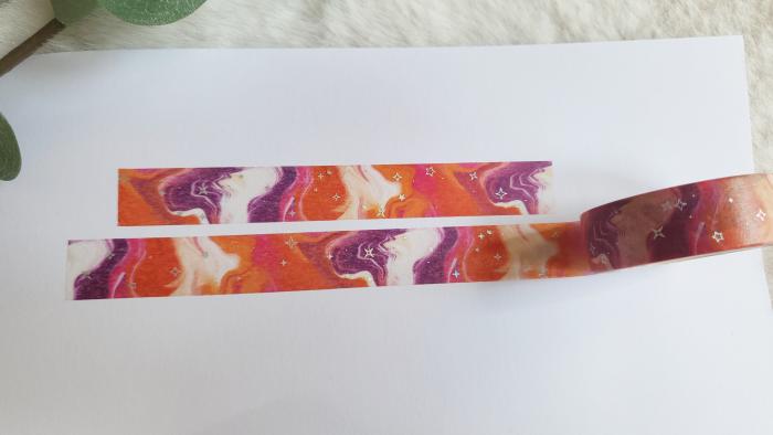 Washi Tape Marmor Rot Lila